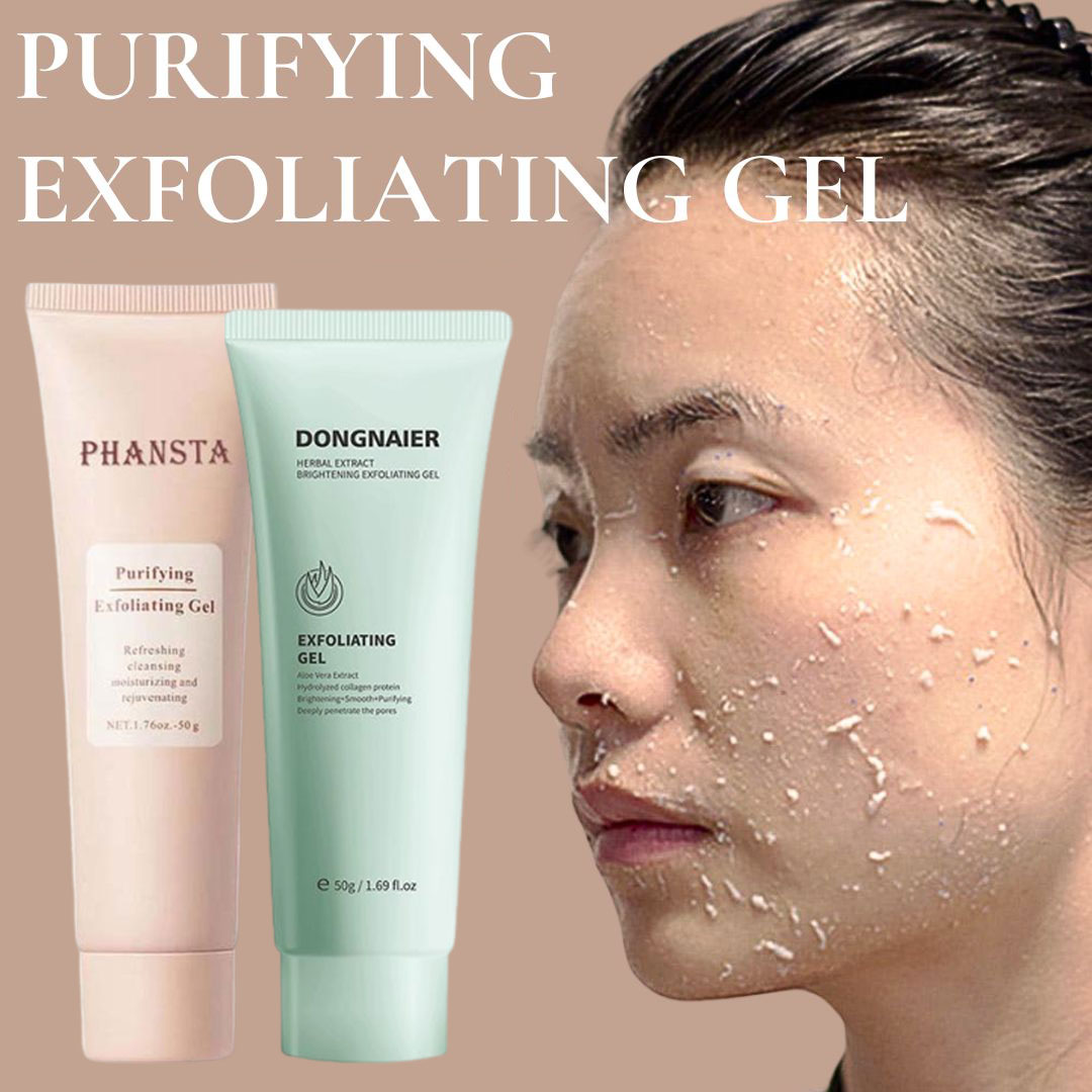 Skincare Herbal - Gel Esfoliante Iluminador, Creme Esfoliante Facial