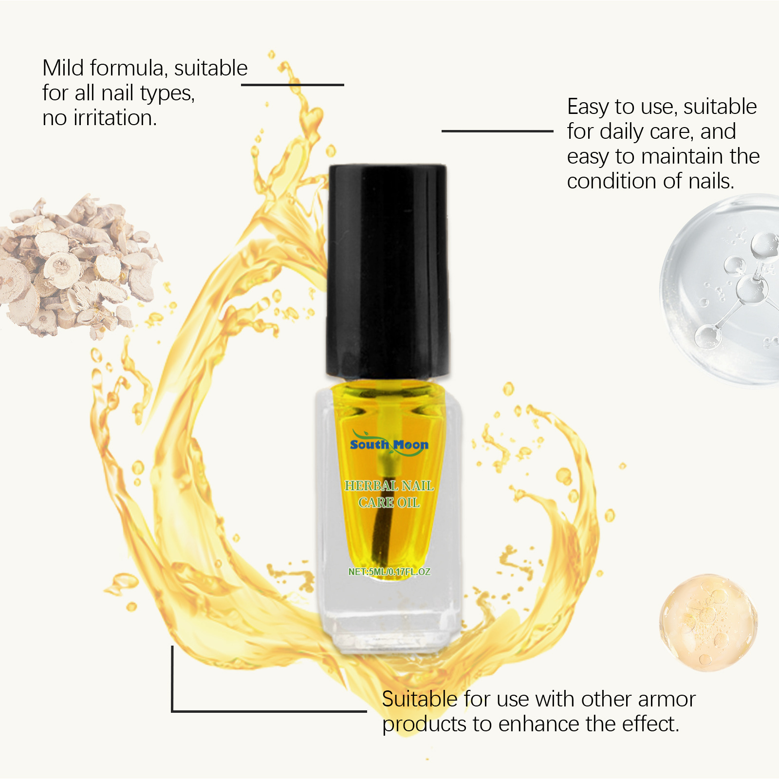 Óleo Herbal para Unhas South M - Skincare Herbal avaliação e preço