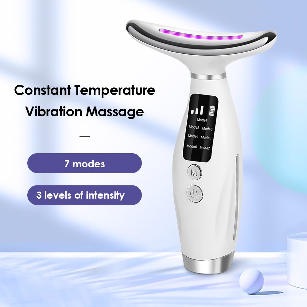 7 cores luzes led rosto pescoç - Skincare Glowing avaliação e preço