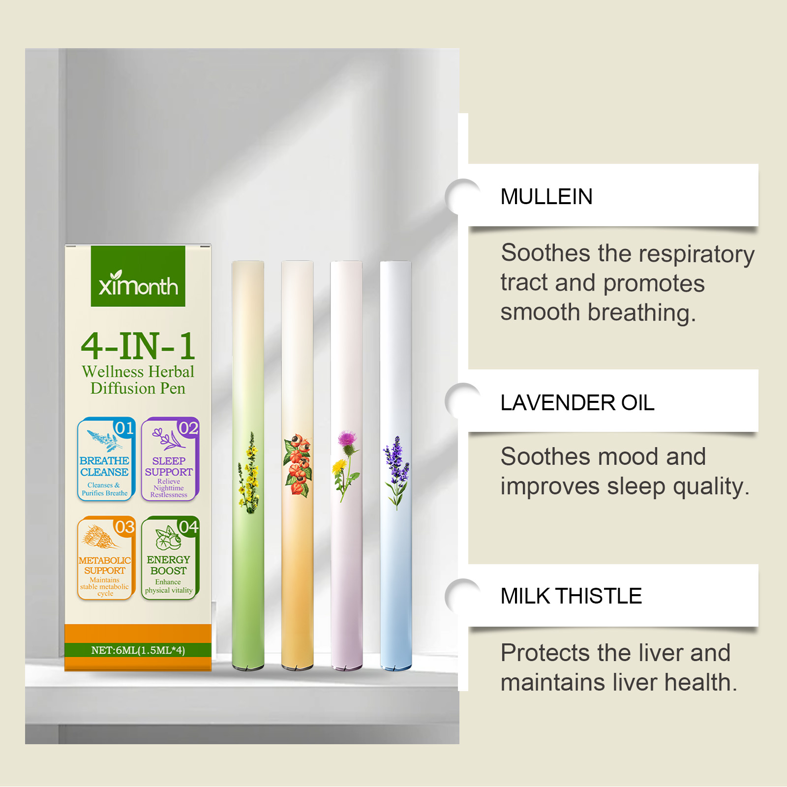 Conjunto de Canetas Difusoras  - Skincare Herbal avaliação e preço
