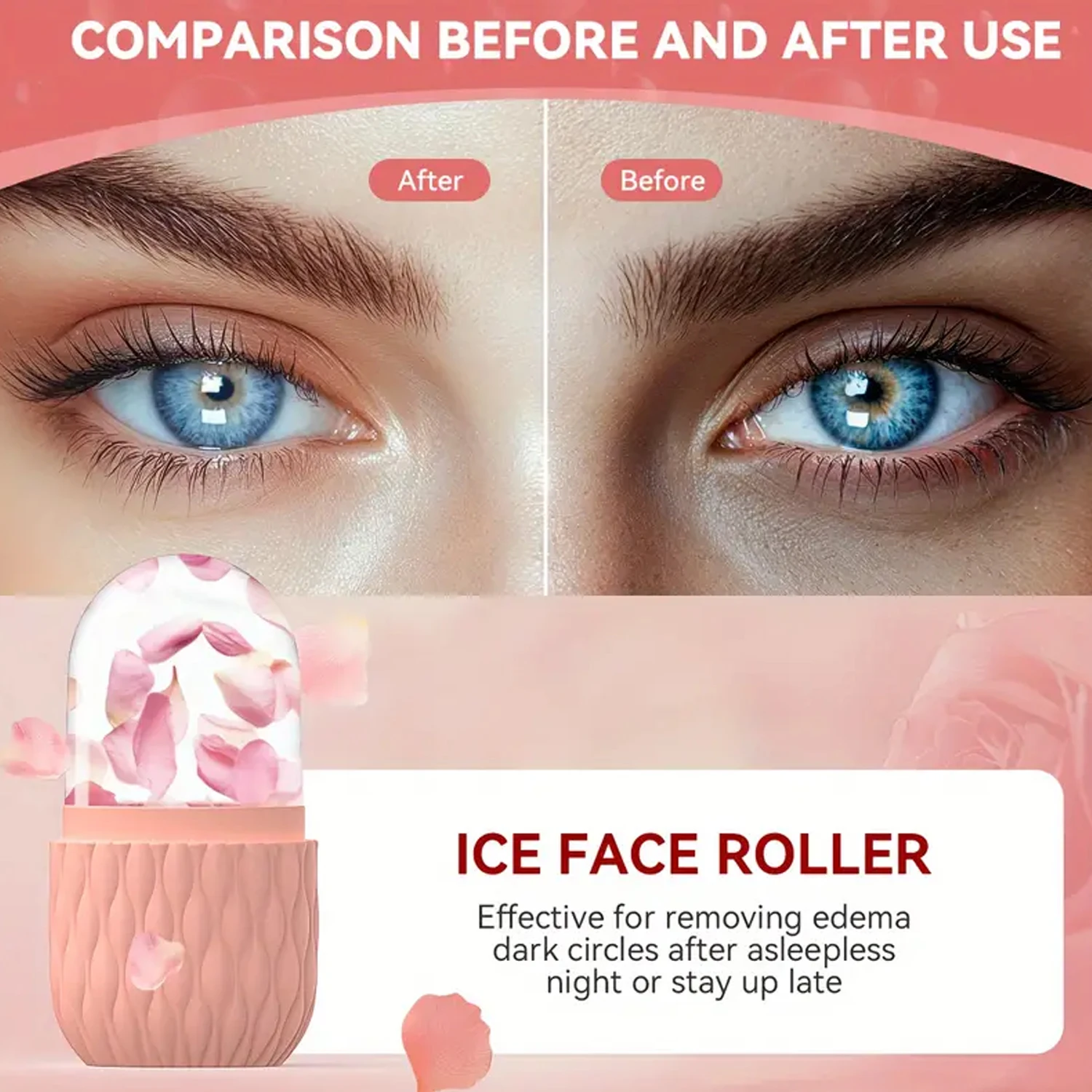 Conjunto de Rolo de Gelo e Gua - Skincare Glowing avaliação e preço