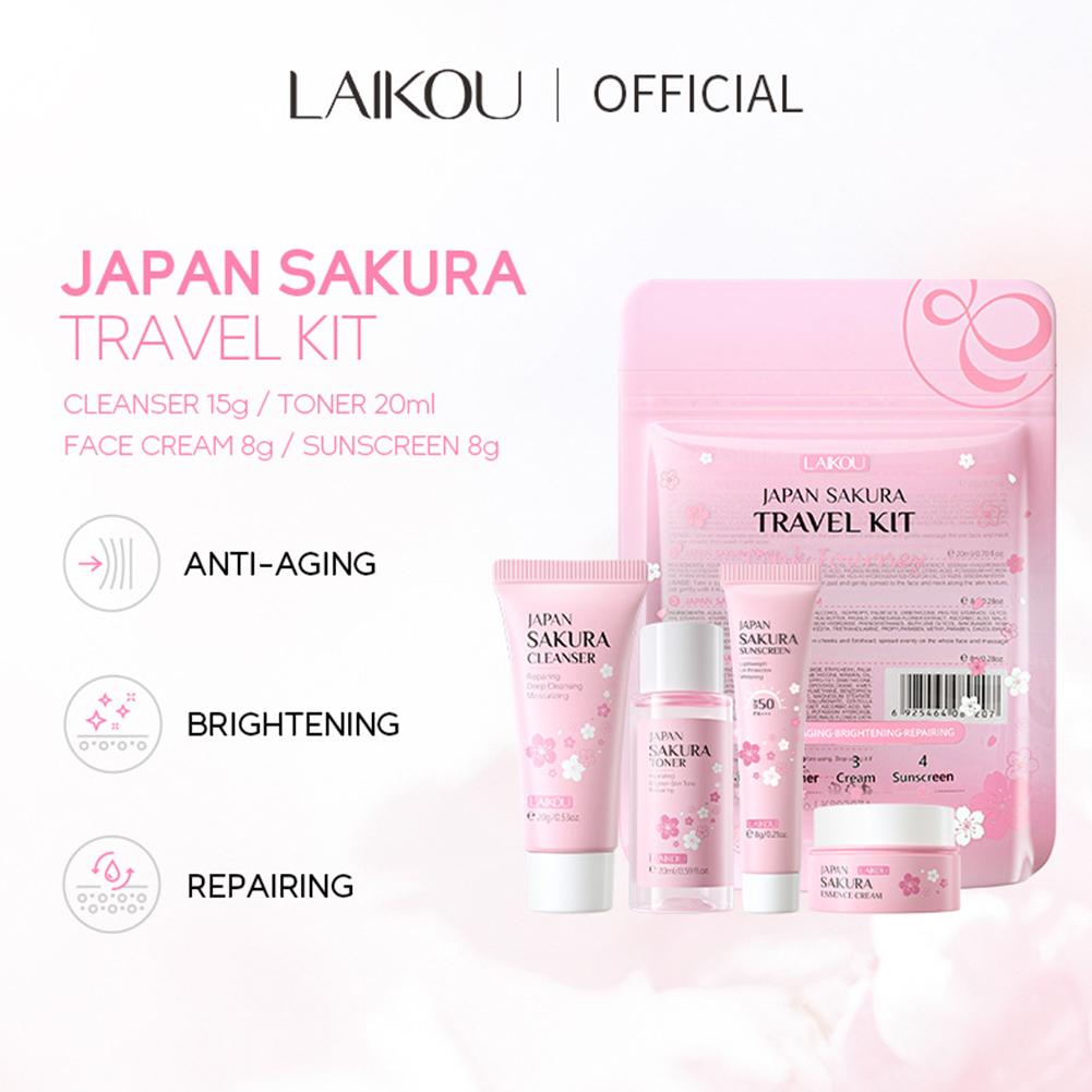 Sakura conjunto de cuidados co - Skincare Routine avaliação e preço